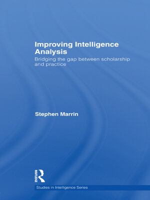 cover image of Improving Intelligence Analysis